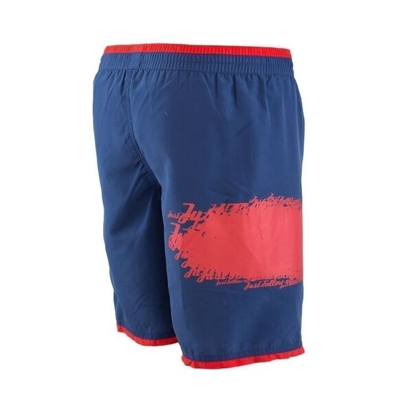 New Just Cavalli Men’s Swim Trunks Blue/Red Board Shorts Sizes: XXS, XS, S, XL - Picture 5 of 6